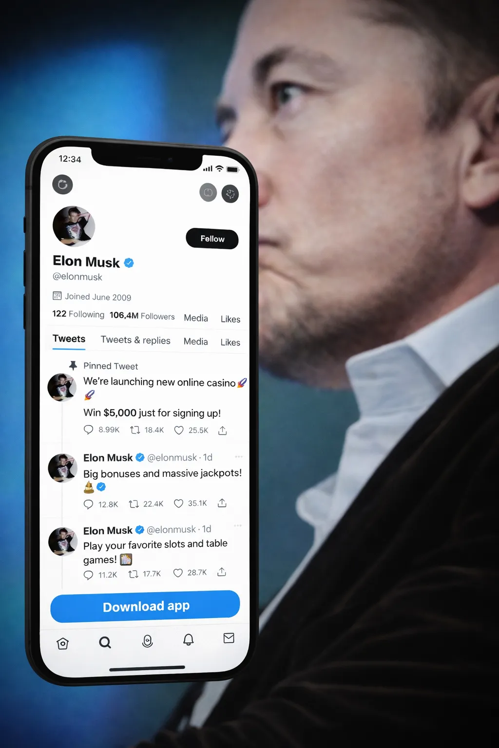 Elon Musk Casino Mobile App for Android and iOS