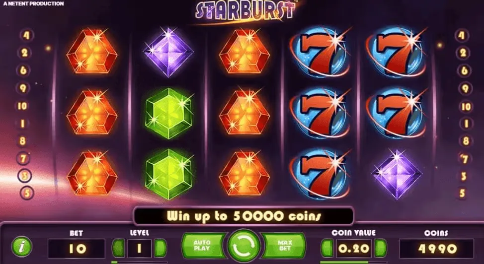 Starburst Slot by NetEnt
